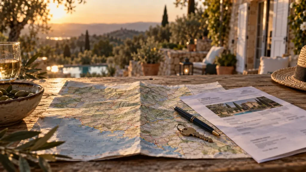 Location vacances Provence Alpes Côte d Azur, proche sur la carte