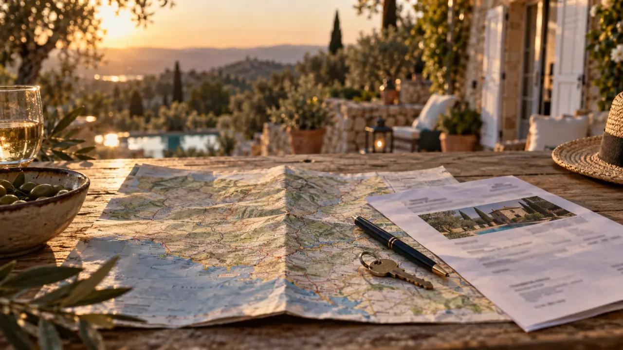 Location vacances Provence Alpes Côte d Azur, proche sur la carte