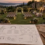 Mariage dans son jardin : plan d’installation pour cérémonie et tables