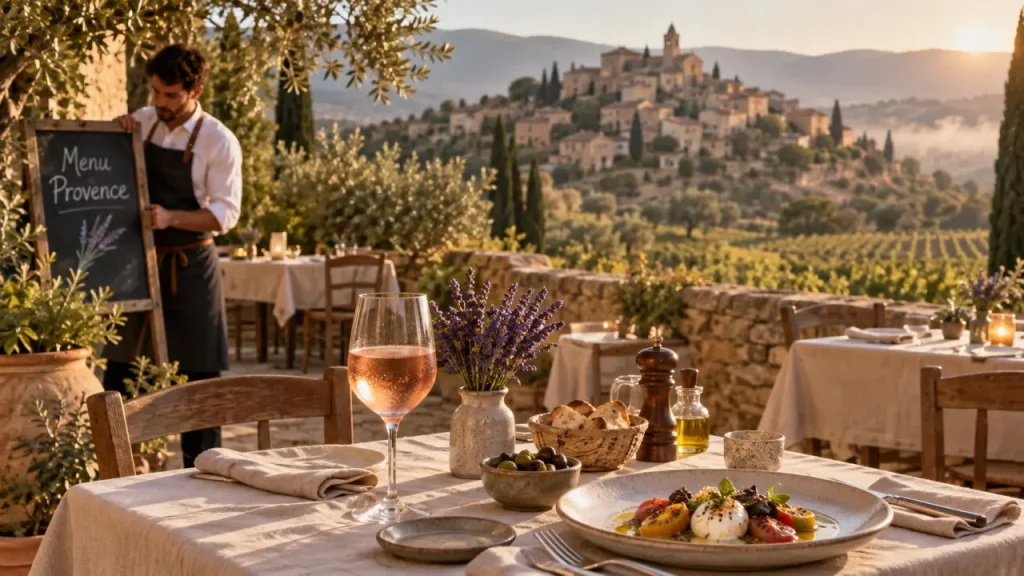 Restaurant entre Aix et le Luberon : choisissez selon votre itinéraire, votre budget et l’expérience recherchée