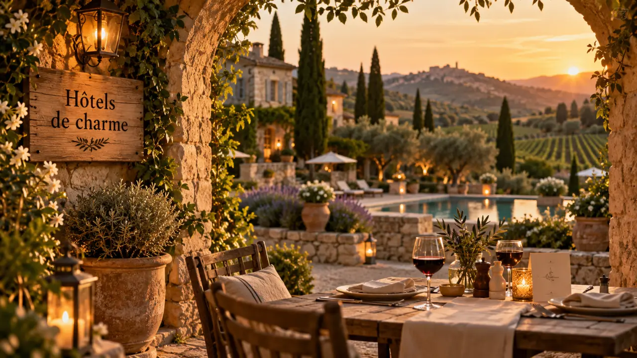 Hôtel de charme Provence Luberon : bastide, vignes et spa