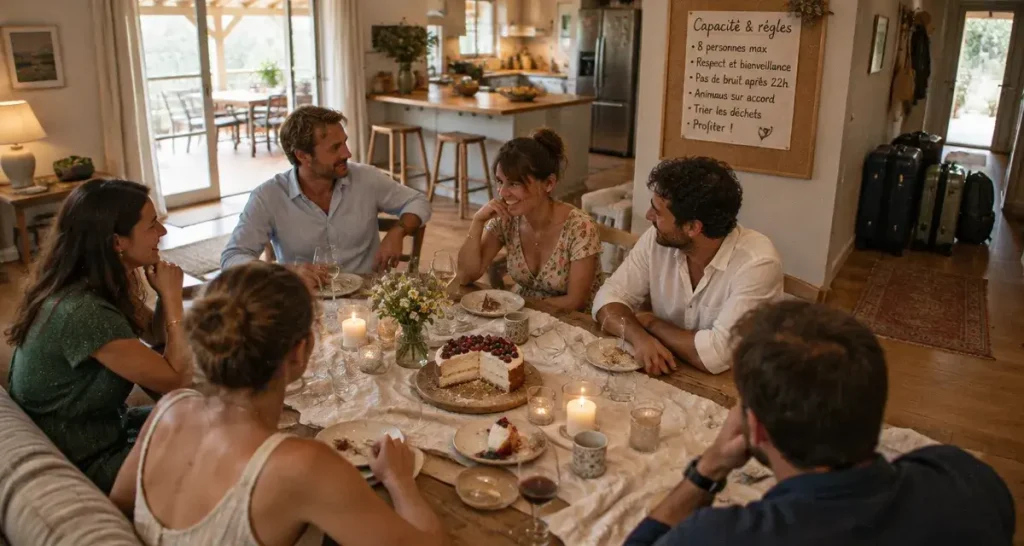 Location maison anniversaire week-end : vérifiez le règlement avant de réserver