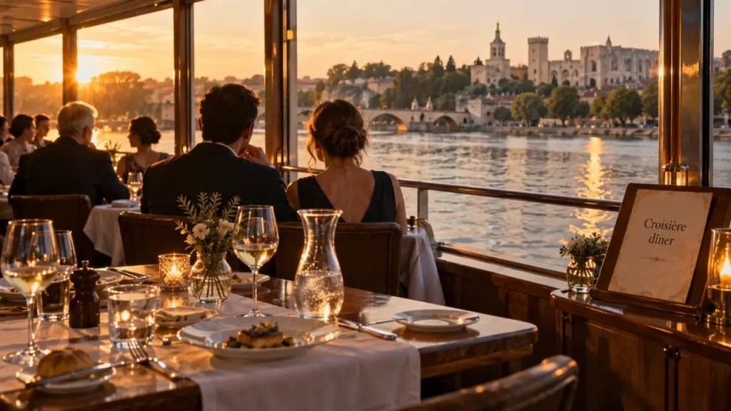 Restaurant sur bateau à Avignon : déjeuner, dîner ou guinguette sur le Rhône ?