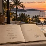 Restaurants gastronomiques Toulon : menu dégustation, vue Méditerranée coucher de soleil